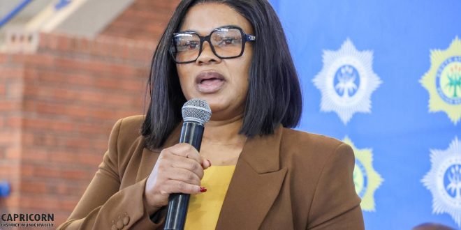 EXECUTIVE MAYOR EXPRESSES GRATITUDE TO LIMPOPO PROVINCIAL COMMISSIONER LT GEN THEMBI HADEBE