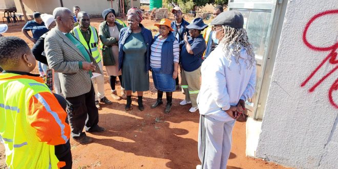 MMC MONITORED PROGRESS OF THE SEFALAOLO SANITATION PROJECT
