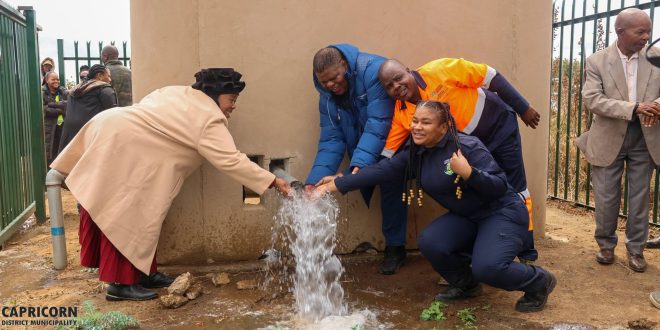 Clean water is now flowing in Dilaeneng and Maokeng